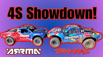 Arrma Mojave 4S Takes On The Traxxas Maxx Slash — FULL 4S SHOOTOUT!