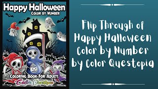 Flip Through of Happy Halloween by Color Questopia