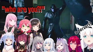 Hololive Girls and their first encounter with MR. X in Resident Evil 2 Remake