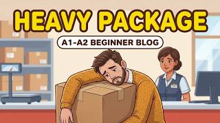 Easy English practice for sending packages at the local post office (A1-A2)🇺🇸 📦