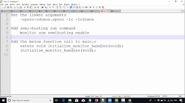 Lecture 8: Testing printf using semihosting and OpenOCD