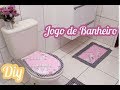 Jogo de banheiro 🌷 Feito com RETALHOS  - BATH RUG - alfombra de baño