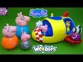 Peppa Pig Rockin Rocket Weebles Toys Mummy Daddy Pig George Train Plush TY Suzy Sheep Zoe Emily Toys