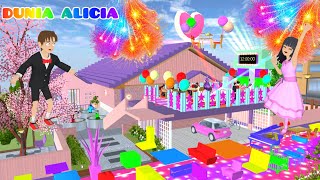 Yuta Mio Rayakan Tahun Baru kumpul Barang Cat Serba Warna Warni   Sakura School  Dunia Alicia