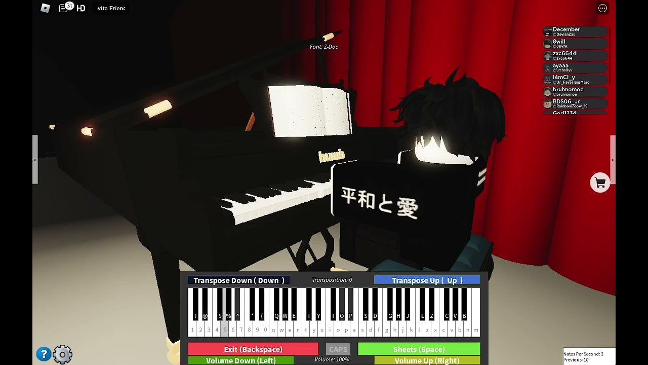 SZA - Kill Bill [ROBLOX PIANO]