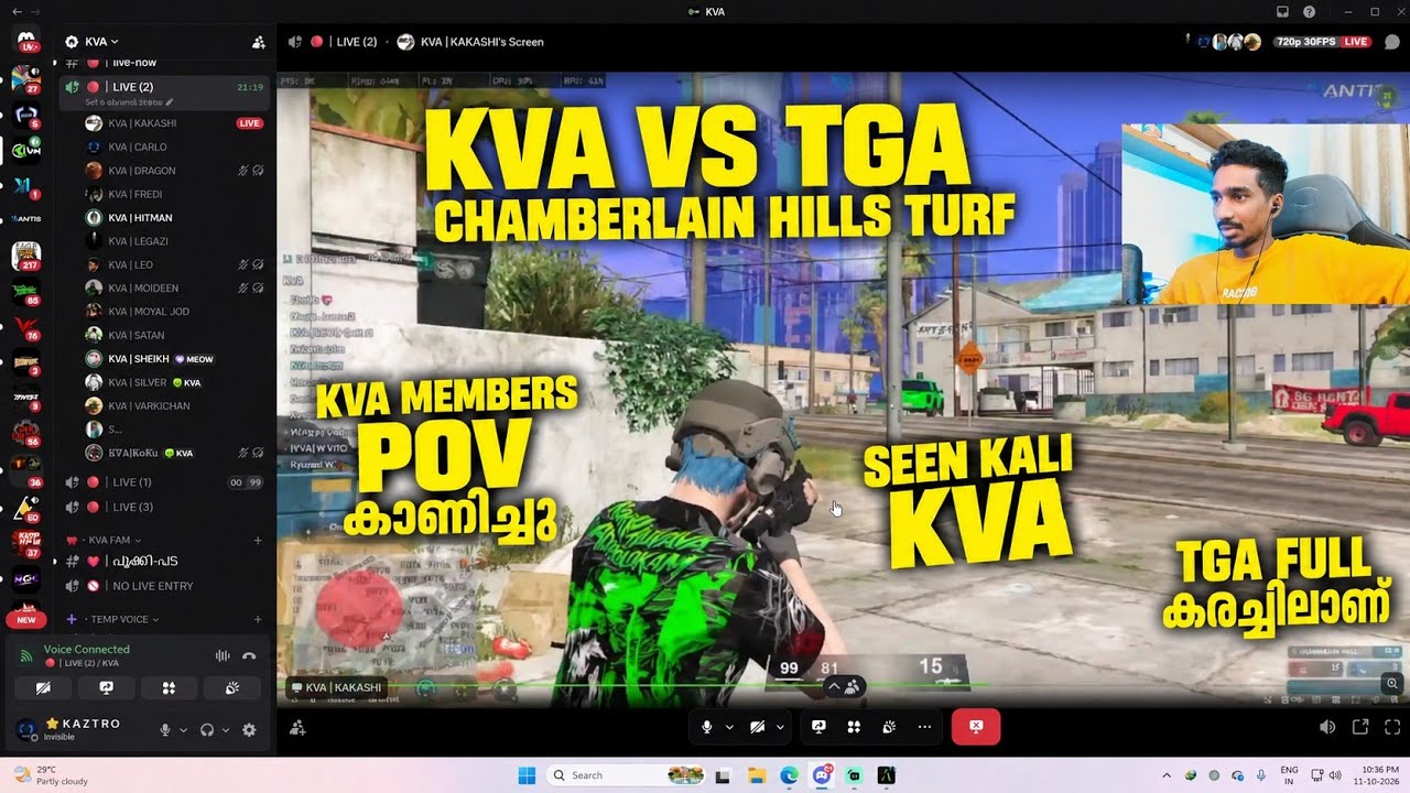 🔥 KVA VS TGA 💥 CHAMBERLAIN HILLS TURF | KVA MEMBERS POV 😮‍💨 SEEN KALI KVA 🔥 TGA FULL KARACHIL AANU 😂