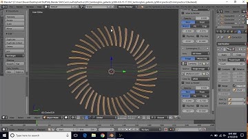 Model A Lamborghini Gallardo LP560-4 in Blender - Tutorial Part 45 - Disc Brake Part 8 - Vanes