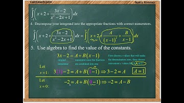 Integrating using Partial Fraction Decomposition Video 3