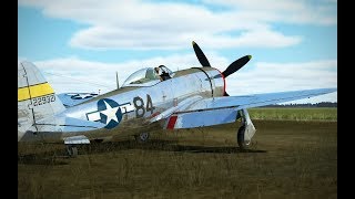 Flaps to 25 Percent Seemed to Help P-47D Thunderbolt in a Dogfight, IL2