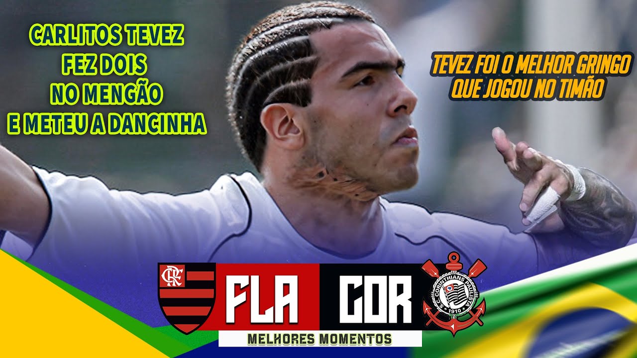 CARLITOS TÉVEZ HUMILHOU O MENGÃO METEU DOIS GOLS COMEMOROU COM DANCINHA E TIMÃO ATROPELOU O MENGO