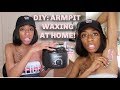 DIY: AT HOME ARMPIT WAXING USING HARD WAX (FUNNY TUTORIAL)