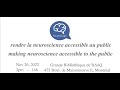 Neurolingo fall neuroscience public talk