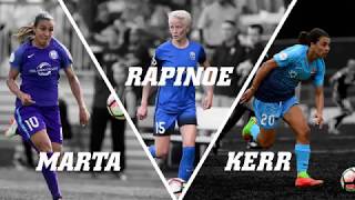 League Leaders: Sam Kerr, Megan Rapinoe, Marta (Highlights)