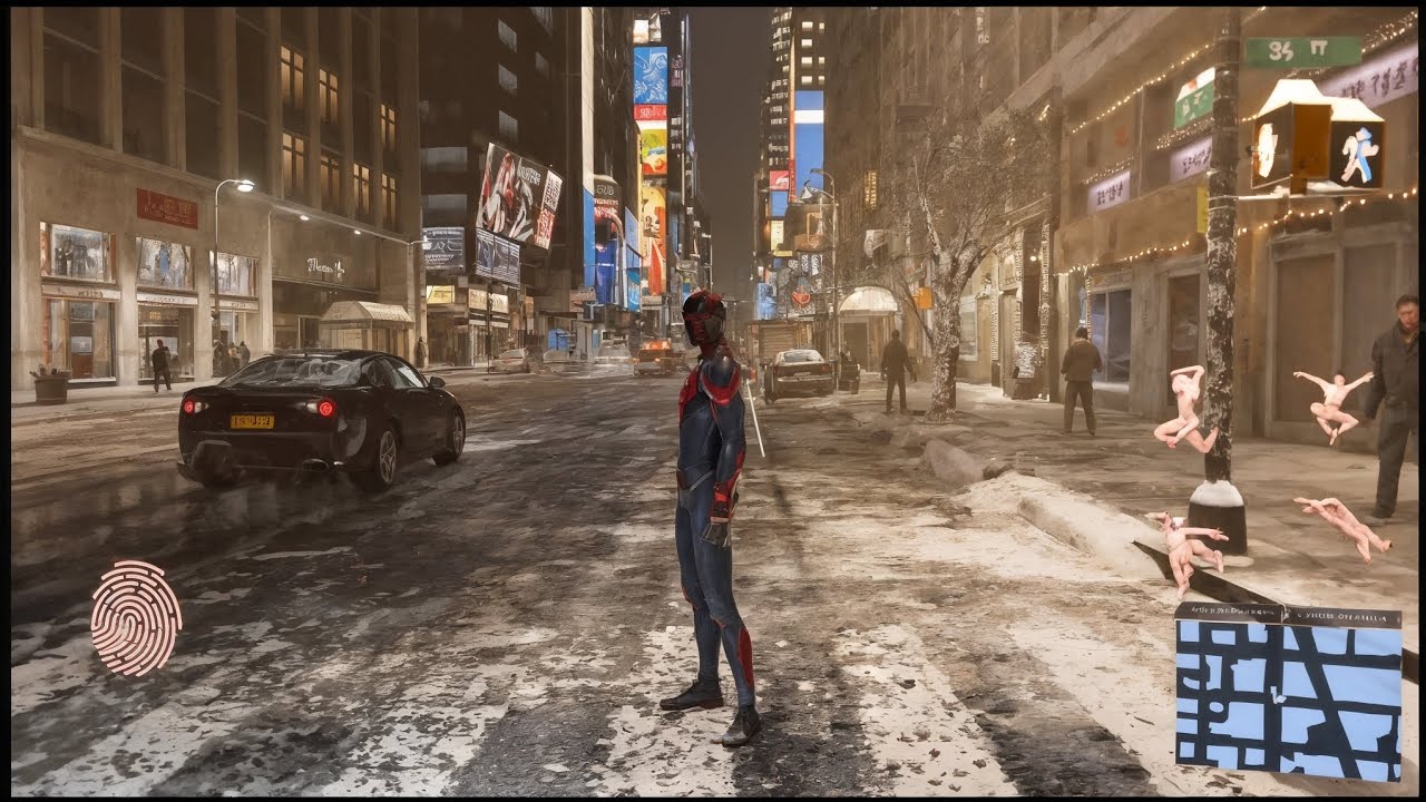 Spider-Man Miles Morales Fanmade Mobile – Real NPC Traffic System Update