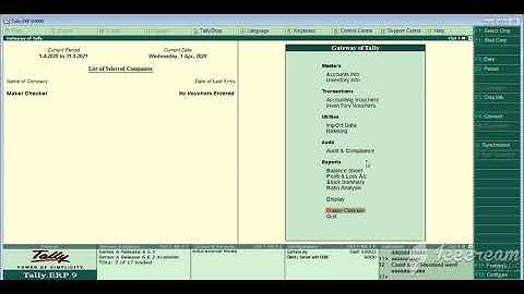 Maker Checker Stock Item in Tally.ERP 9