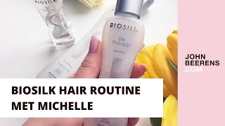 How To Biosilk Hair Routine Van Michelle