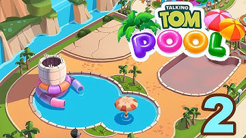 TALKING TOM POOL - WALKTHROUGH GAMEPLAY - PART 2 ( iOS | Android )