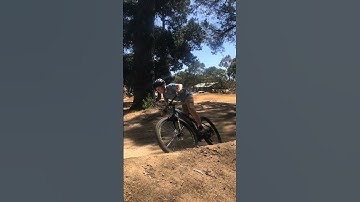 Roosting the berm #shorts #mtb