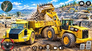 🔥 Heavy Mining Truck & JCB Loader Backhoe In Huge Quarry | Bus Simulator Indonesia |  🚛🚜 screenshot 3