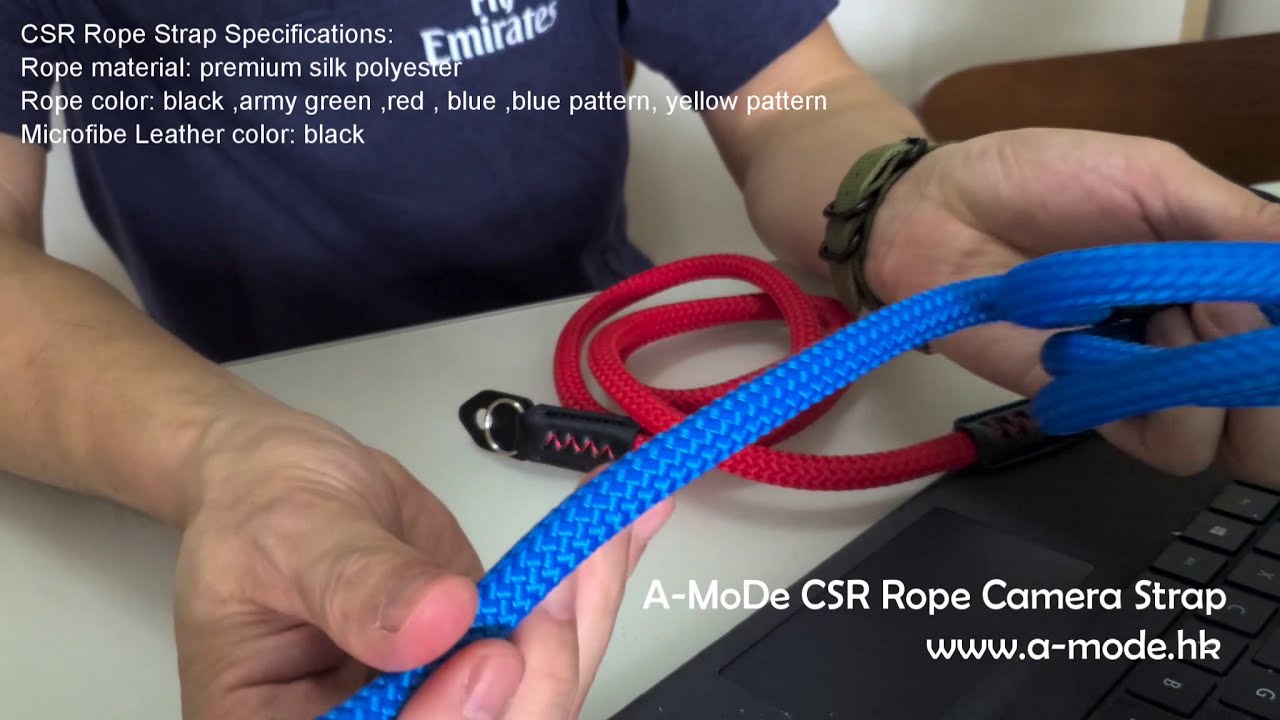 Rod Ad Rope Csr Rout A-MoDe CSR Rope Camera Strap - YouTube