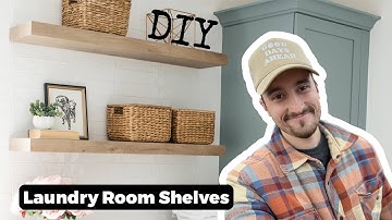 Laundry Room Shelves Build - DIY