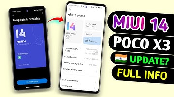 Poco X3 Miui Update 13 info|  Poco X3 New India Update Miui 14.0.1.0+ Android 13 Will Disappoint You
