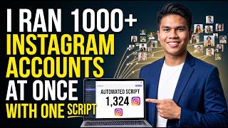 I Ran 1000+ Instagram Accounts at Once With One Script