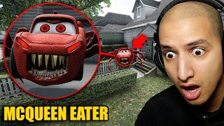 I Found LIGHTNING MCQUEEN HEAD EATER Outside My House...