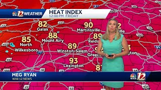 WATCH: Heat, humidity prompts risk for severe storms