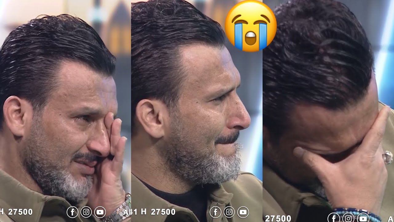 مشهد ينزل الدموع .. سامر سعيد يجهش بالبكاء ويفقد السيطرة على دموعه بعد عرض رسالة على لسان والده !!