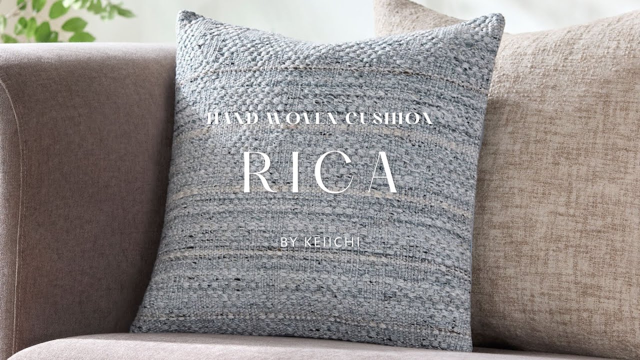 Keiichi Rica Woven Cushion | Affordable Modern Textured Cushion for Stylish Homes