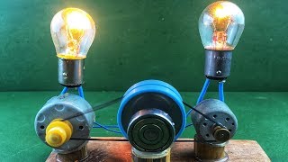 Self Running Motor Using Free Energy Generator