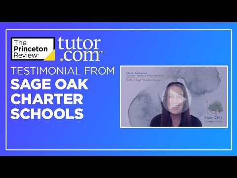 Tutor.com | Testimonial from Chenin Northgrave, Sage Oak Charter Schools
