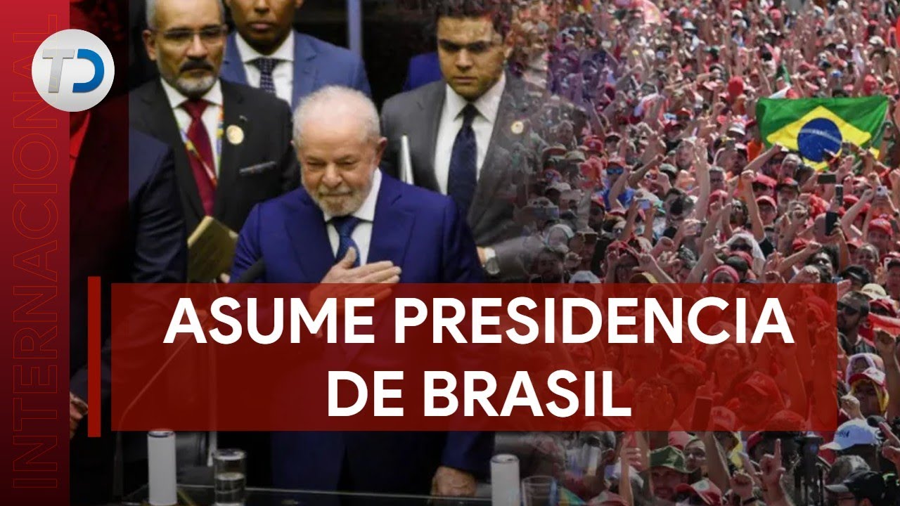 Lula da Silva asume la presidencia de Brasil por tercera vez - YouTube