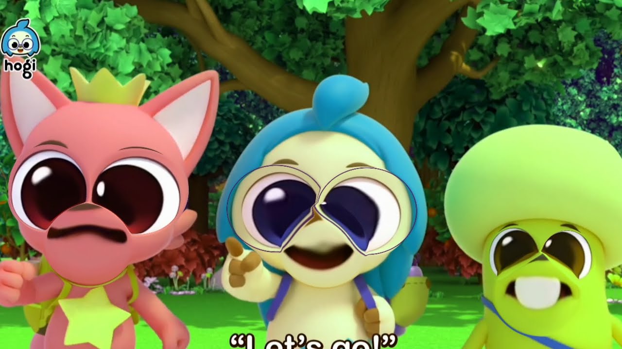 Finding Groundhog Pinkfong Hogi Oops Moment/ Pinkfong Hogi Funny Remix/ Klasky Csupo Effects 