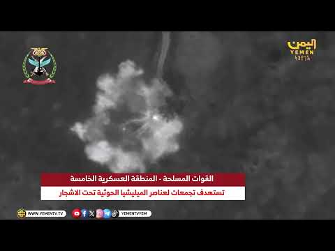 القوات المسلحة تستهدف مواقع وآليات وتجمعات للمليشيا الحوثية الإرهابية في عدة جبهات