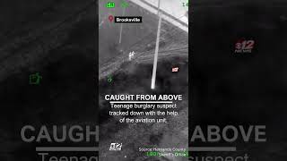 Aerial infrared video led officers to suspect