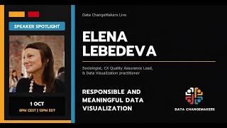 DCM Live:  Responsible and Meaningful Data Visualisation: The decision-making behind dashboards
