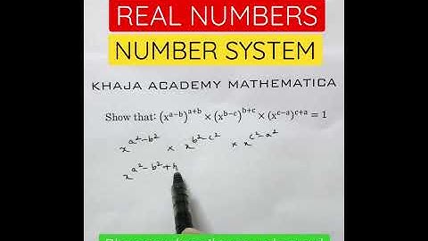 CLASS 9 NUMBER SYSTEM REAL NUMBERS IMPORTANT PROBLEM