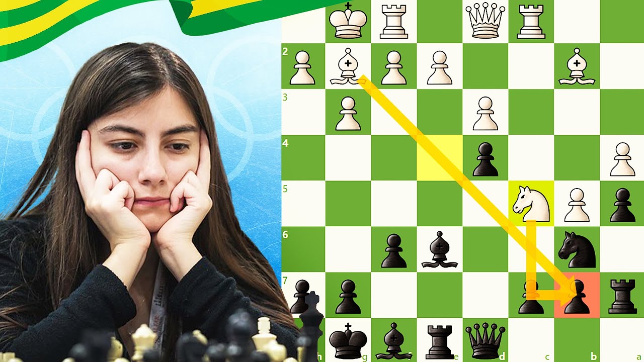 I watch all videos of ChessBase India channel - FM WIM Julia Alboredo,  Brazil's Top Woman 