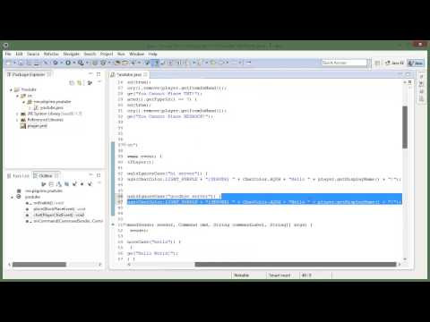 Bukkit Plugin Tutorial | Episode 9 | Chat Listener!