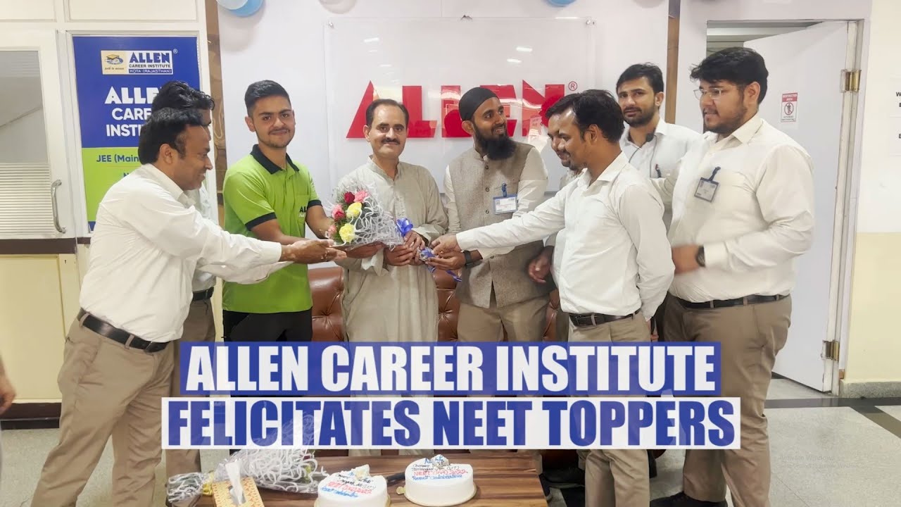 Allen Career Institute Felicitates NEET Toppers YouTube