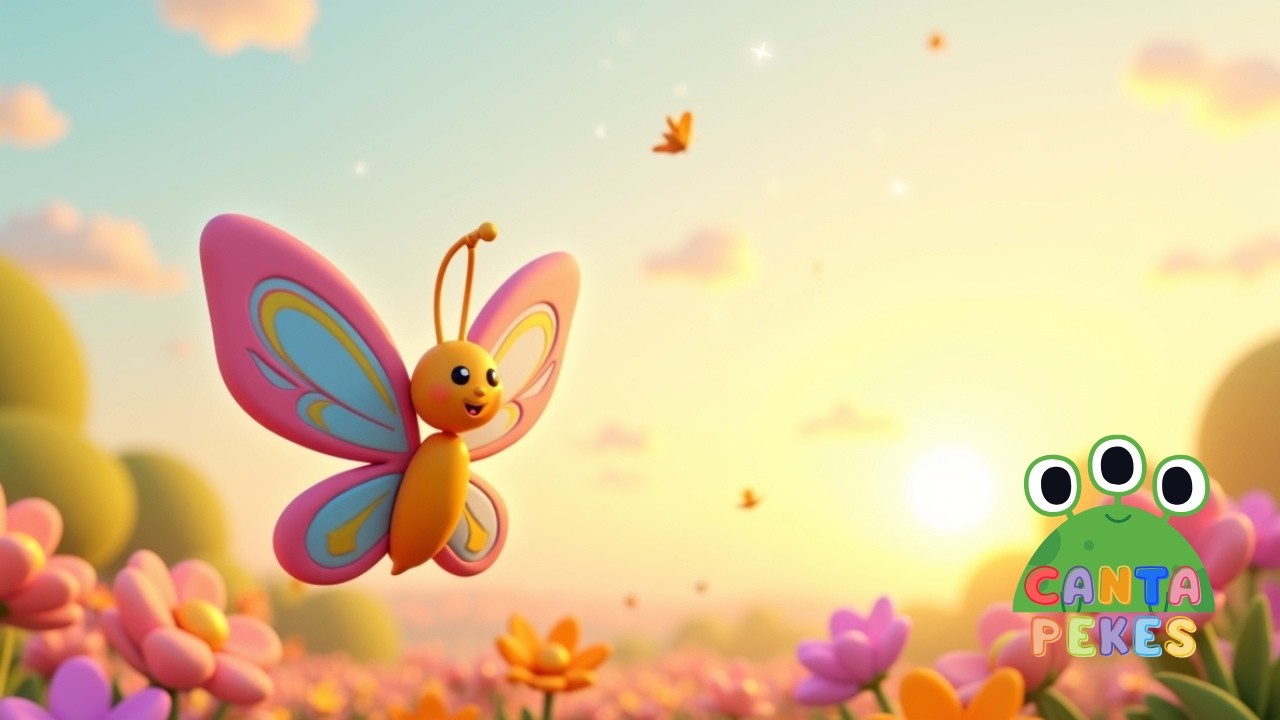 🦋🌈 Música Infantil | Borboletinha Colorida 🦋 Canções Infantis para Crianças