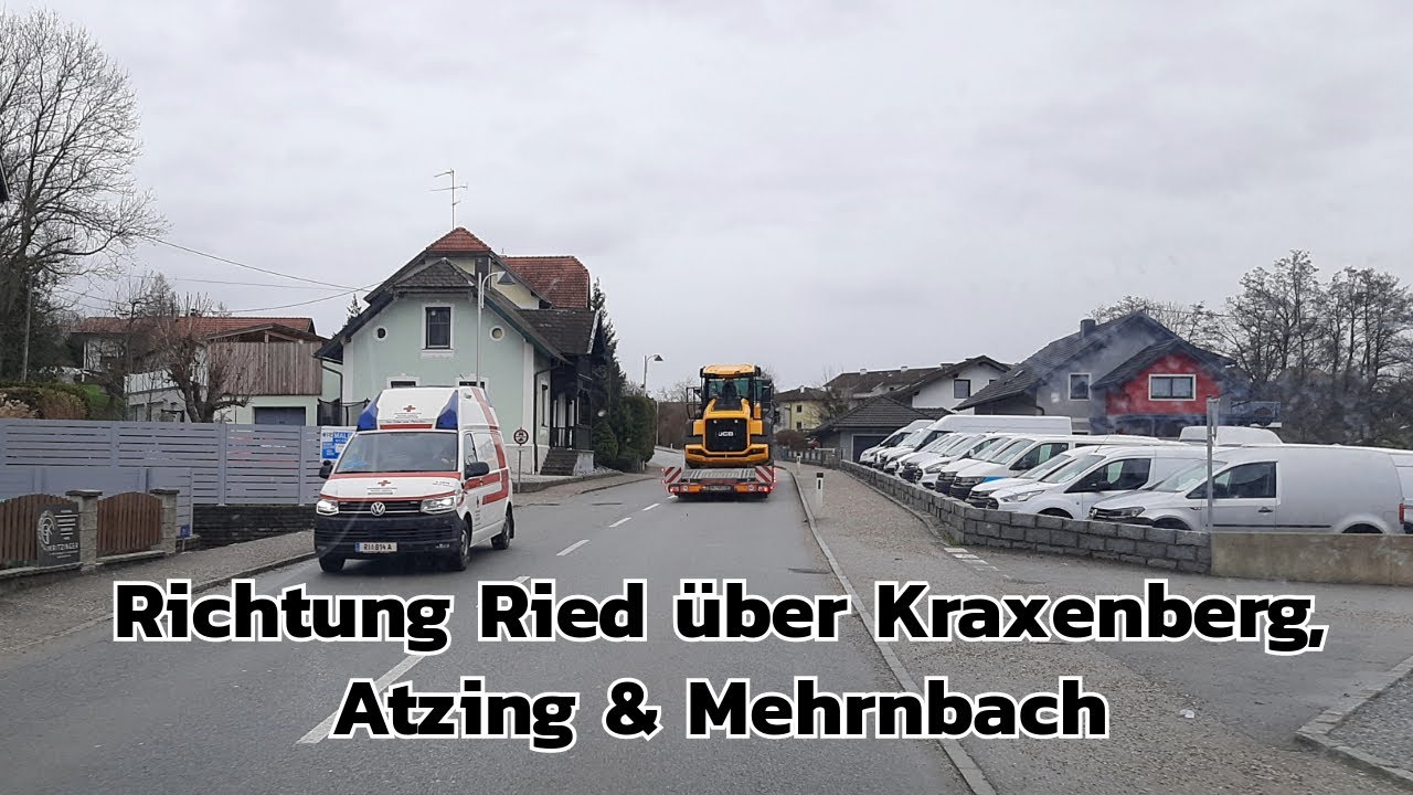 Richtung Ried über Kraxenberg, Atzing & Mehrnbach