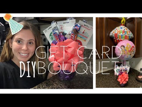 DIY Gift Card Bouquet