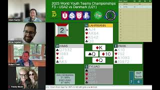 Final Q3, USA2 v. Denmark U21, 2023 Veldhoven Bridge World Youth Teams Championships