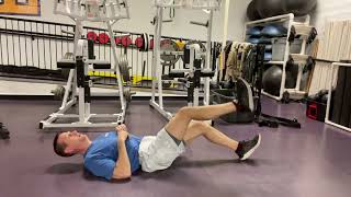 Single Leg Bridge Hold with Hamstring Catch