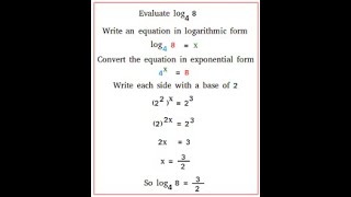 MT 3 LT 2 Seminar Part 2 Evaluating logarithms