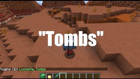 Minecraft 1-minute Plugin Review: Tombs (1.8.3)