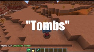 Minecraft 1-minute Plugin Review: Tombs (1.8.3)